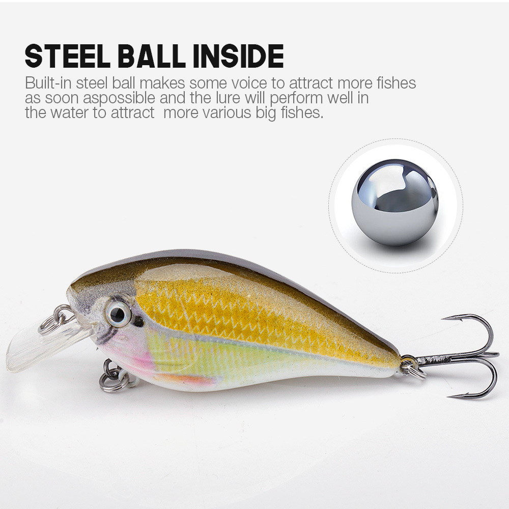 6cm 12g Crankbait Set for Bass 3