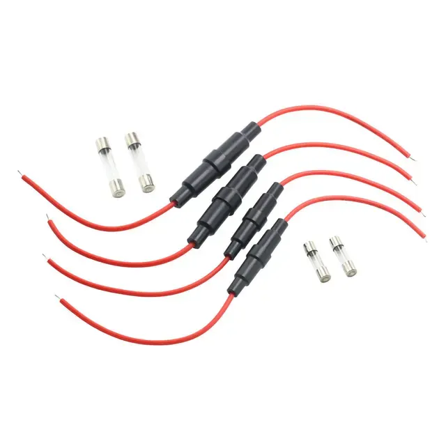 Screw-Type Glass Fuse Holder 5x20mm 4