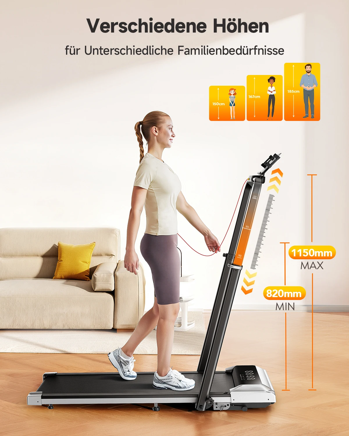 Toputure TP6 Walking Pad 12% Incline Treadmill 6 2