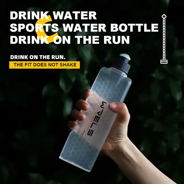Curved Sports Water Bottle With Belt Pouch 4