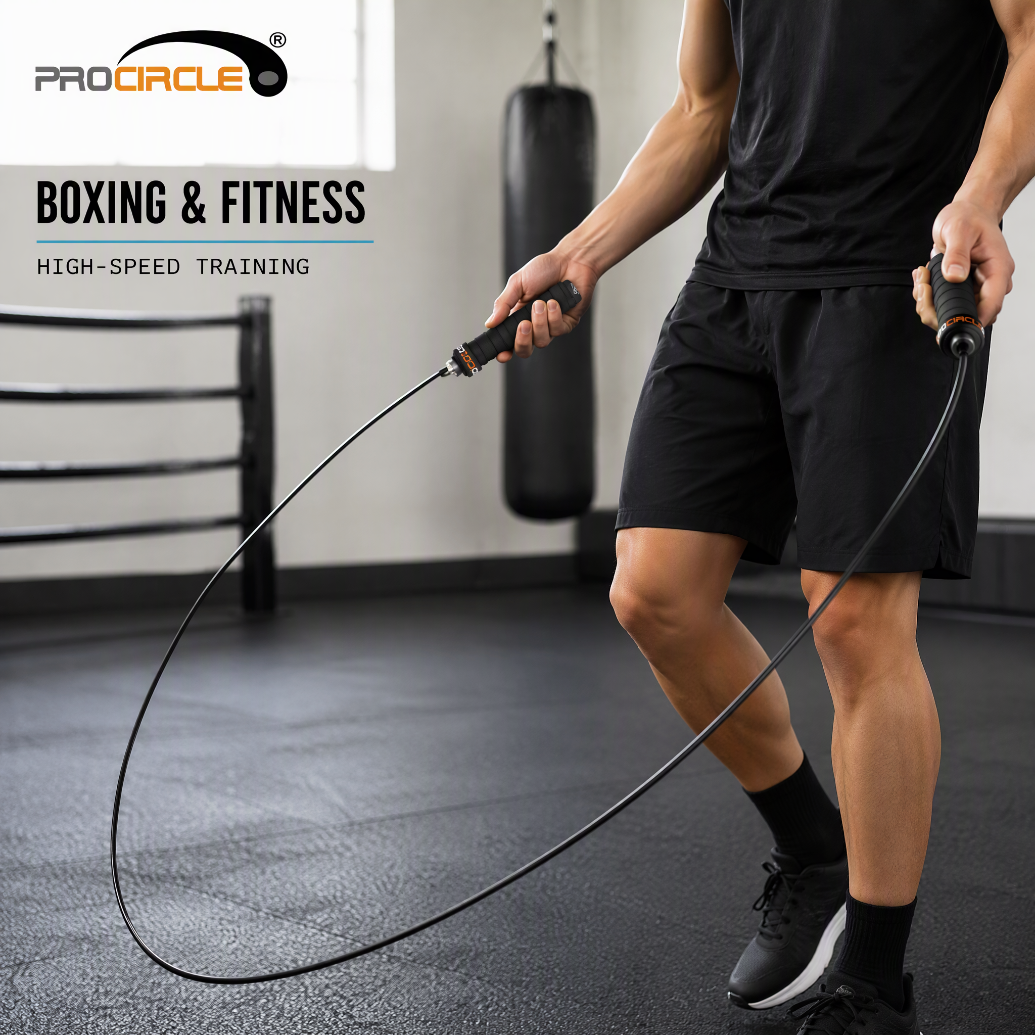 Weighted Jump Rope 10 FT Cable 360 Degree 2