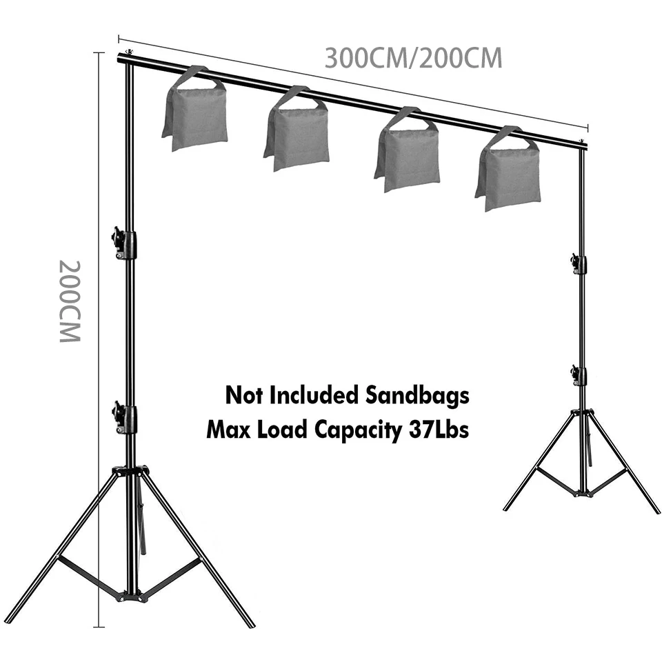 Greenscreen-Hintergrundständer 3