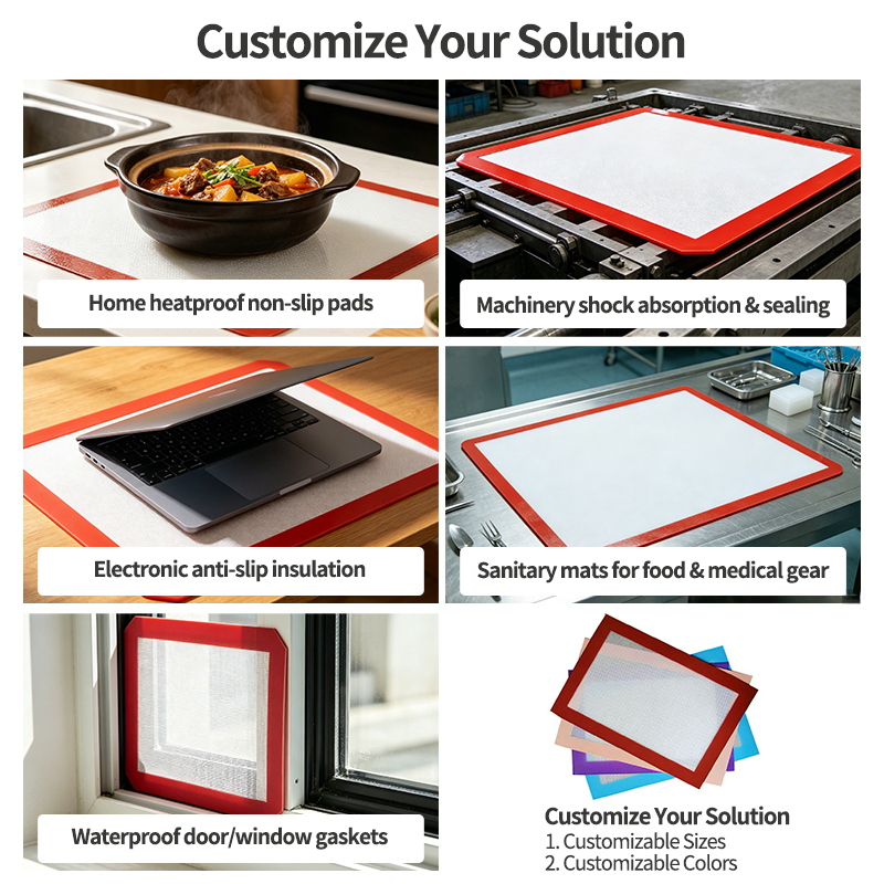 Reusable Silicone Cookie Baking Sheet Liner 3