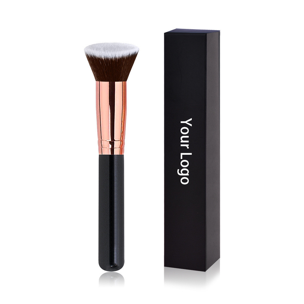 Private Label Wood Handle Foundation Brush Kabuki Single