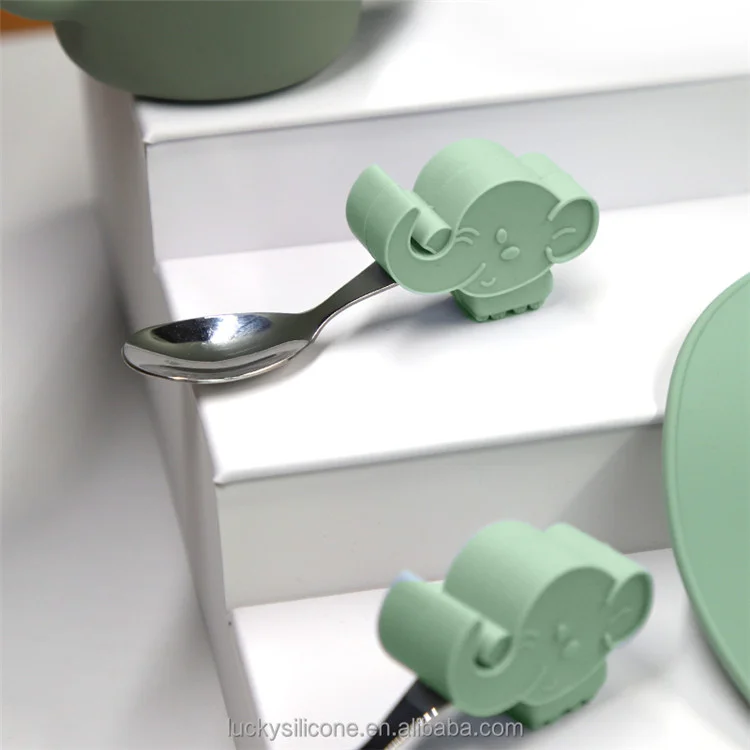BPA-Free Silicone Baby Feeding Plate Set 3