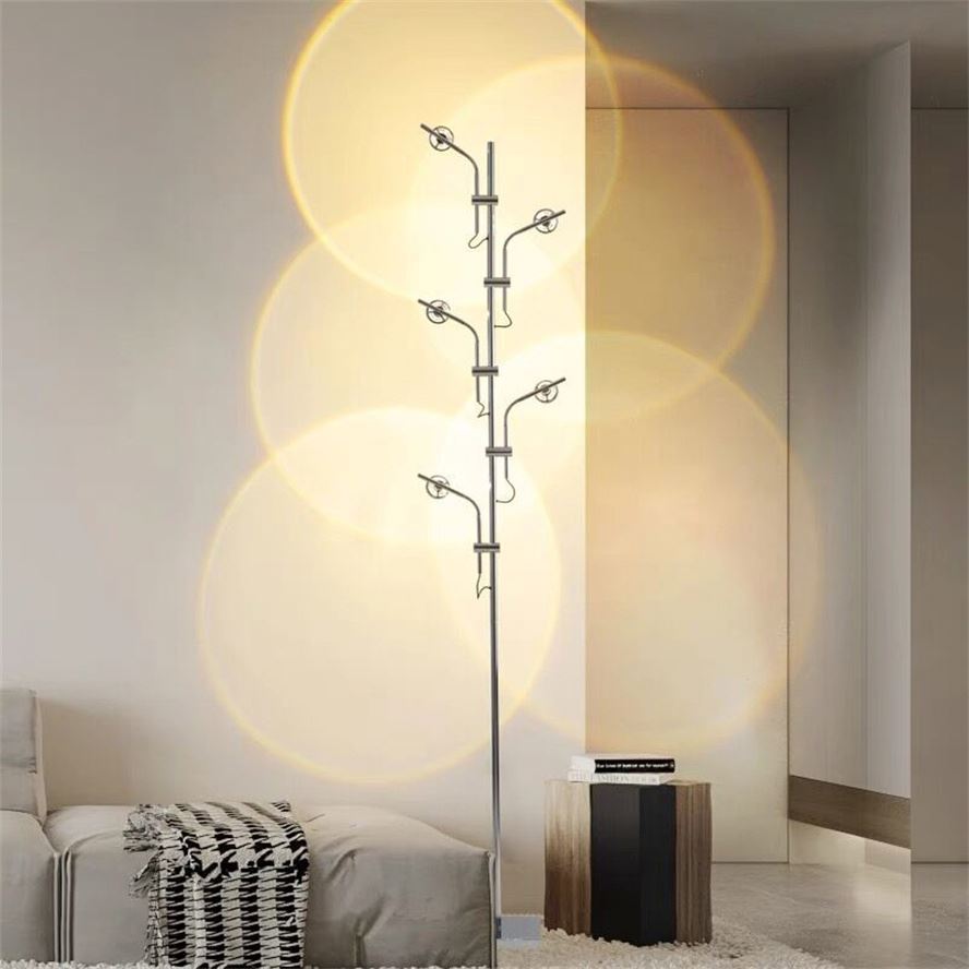 5-lights 7-colors Sunset Led Floor Lamp Atmosphere Photography 3