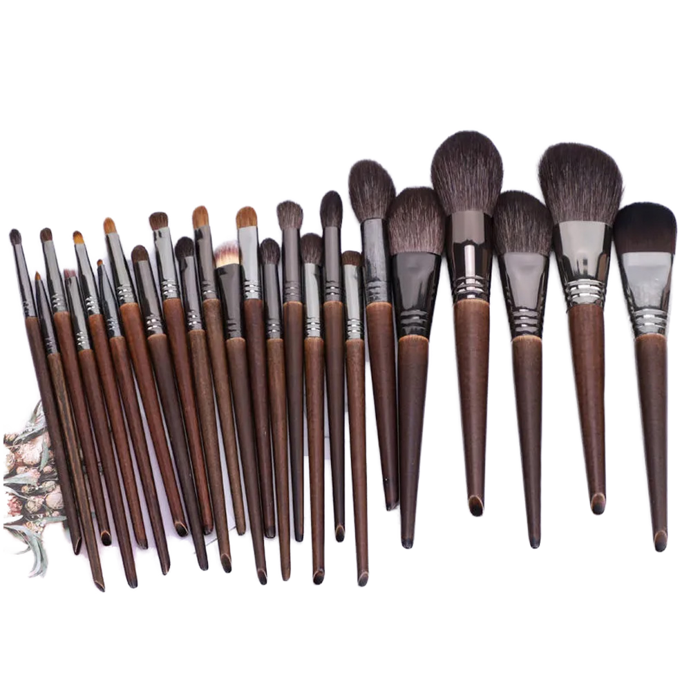 24pc Professional Makeup Brush Set for Face &