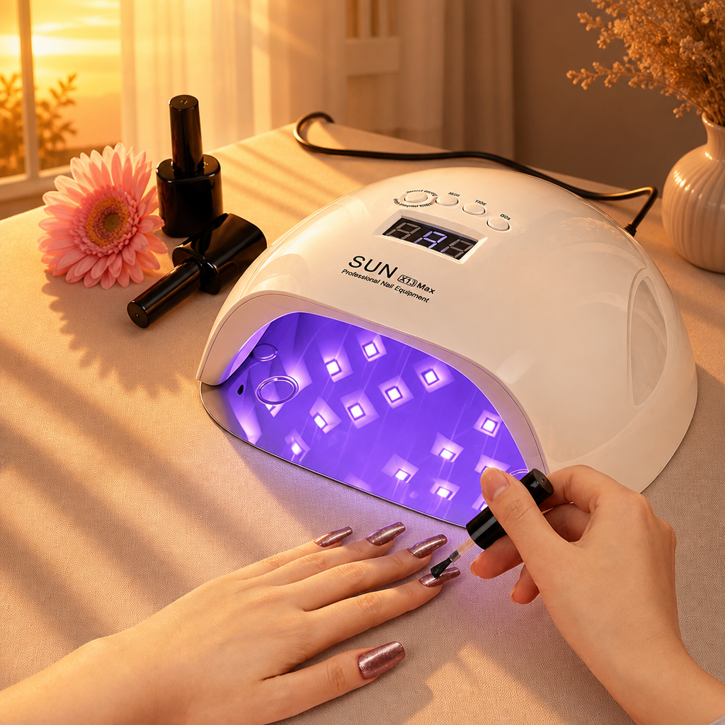 Professional 76W UV LED Nail Lamp 4 Timer