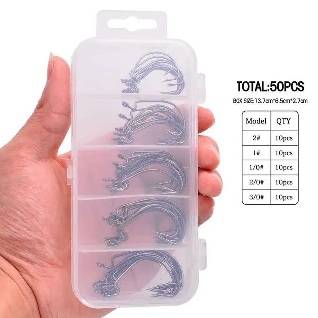50-Pack Carbon Steel Crank Hooks 3
