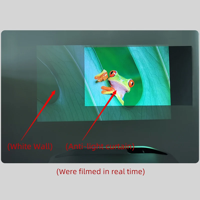 Foldable Metallic Grey Projection Screen 4