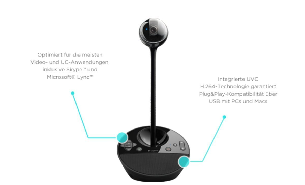 Brand Logitech Bcc950 Video Conference Webcam Camera Noise 4