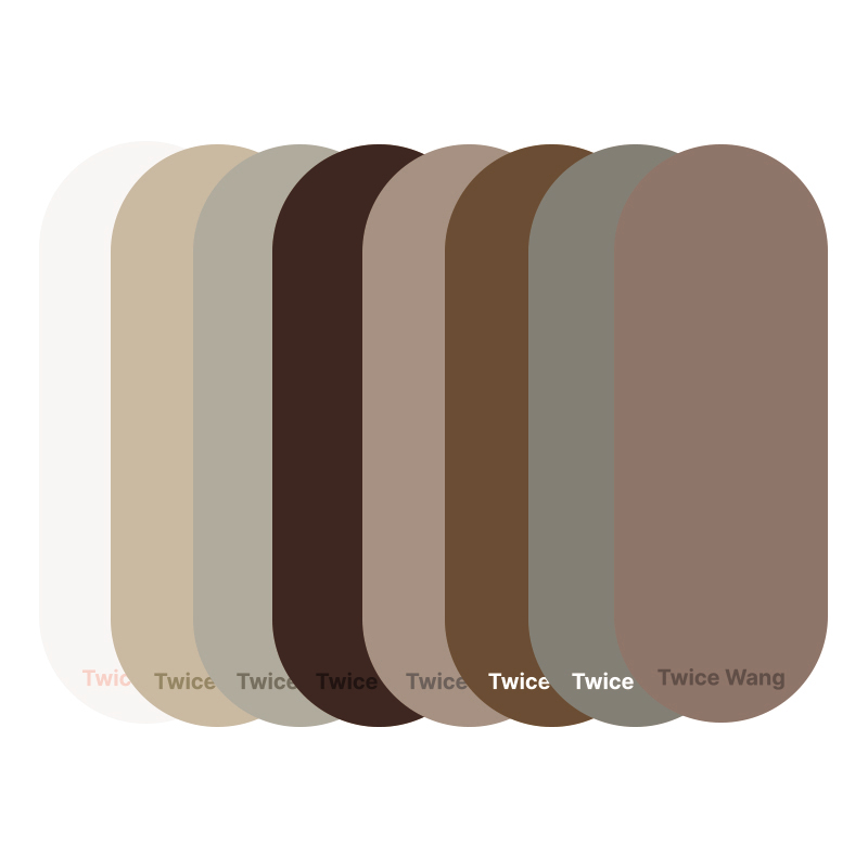 Pu Yoga Mat Beige Nude Brown Chocolate Arch