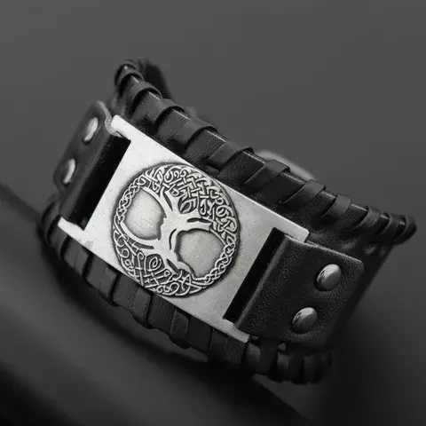 Viking Leather Bracelet