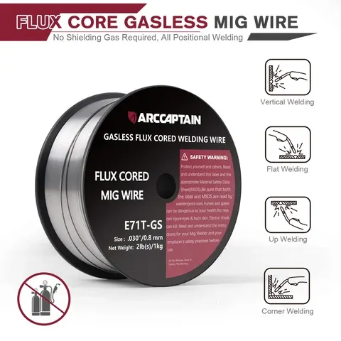 Gasless Flux-Core Welding Wire 0.8 mm, 1 kg