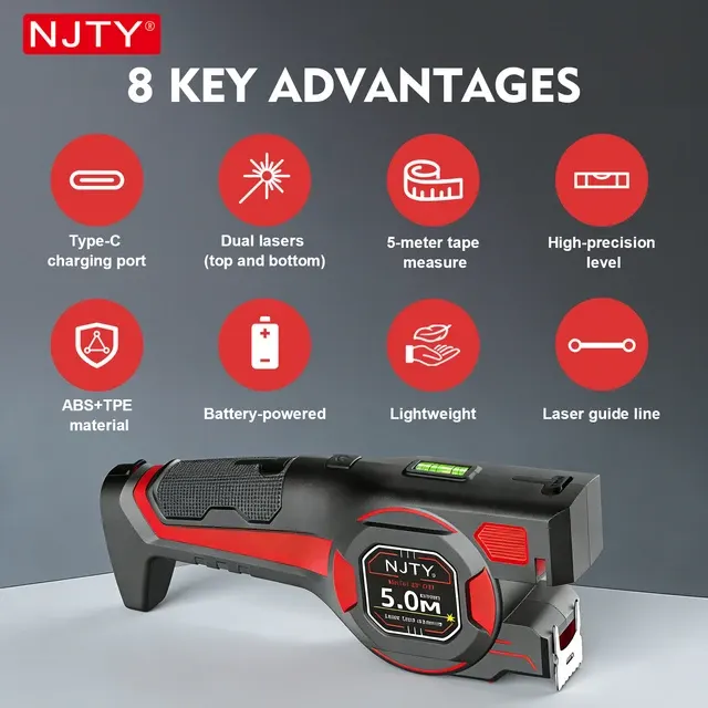 Laser Tape Measure 4