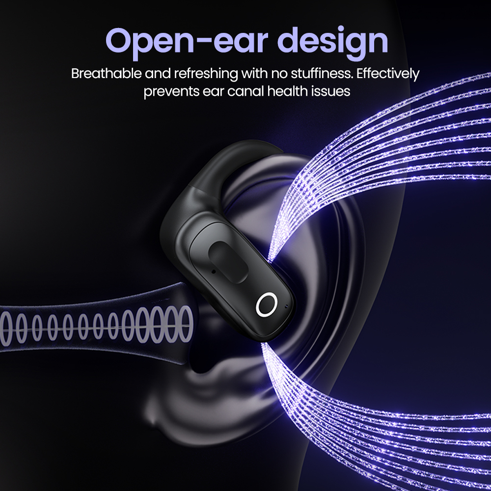 Earhook Sport Earbuds Enc Noise Cancelling Headphones Open 4