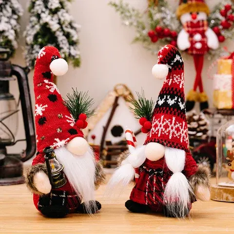 Knitted Gnome Ornament