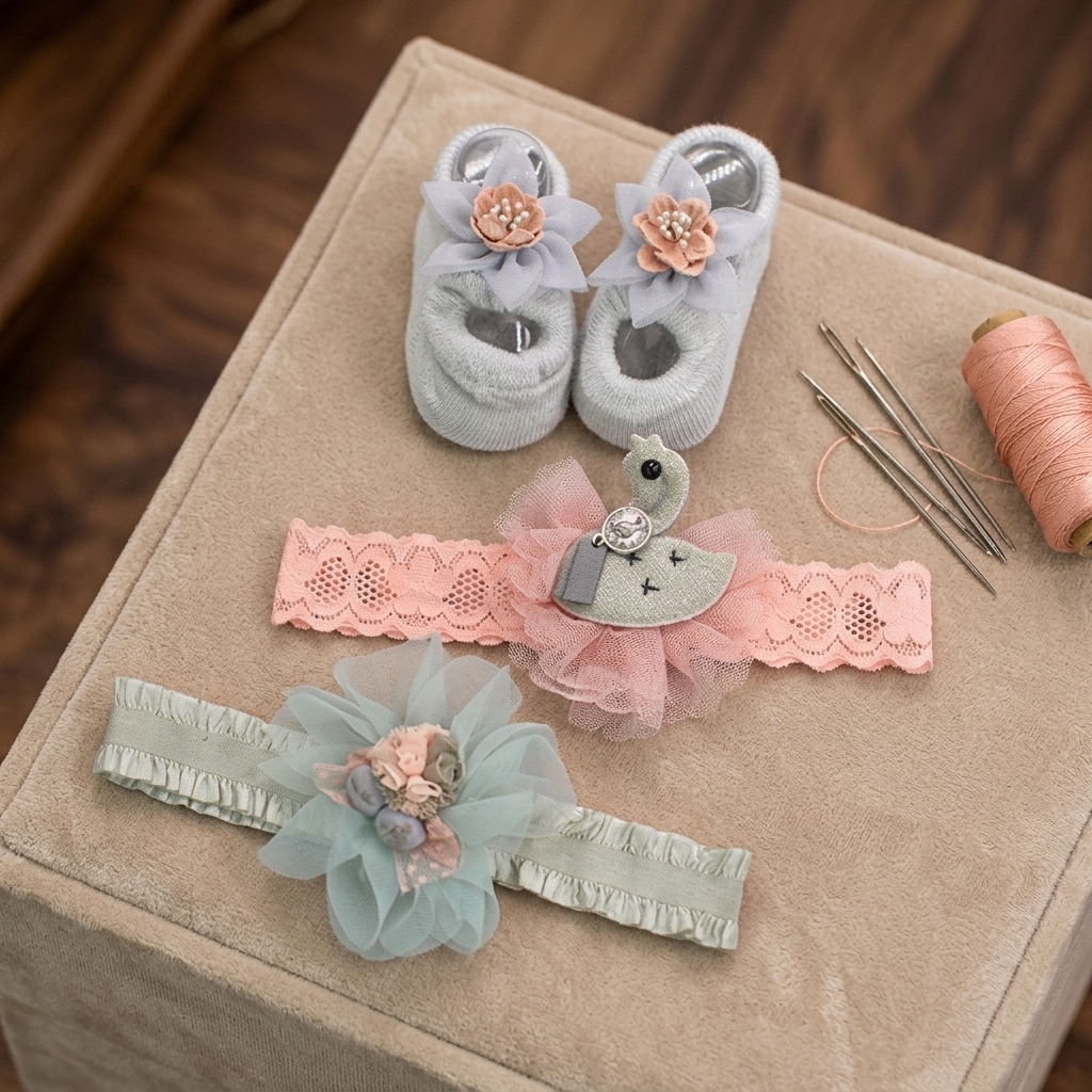 Babystirnband-Set 4