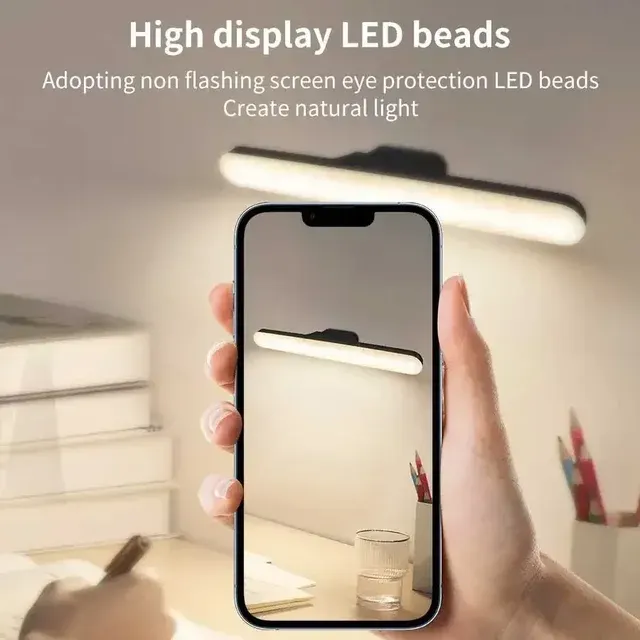 LED Make-Up Spiegel Licht USB Aufladbare Stufenlose Dimmung 4
