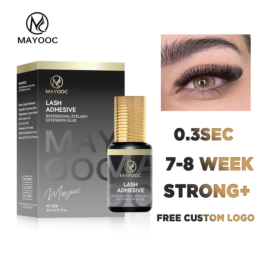 MAYOOC 0 3 Sek. Wimpernverlängerungskleber Schnell Trocknend Einzelner