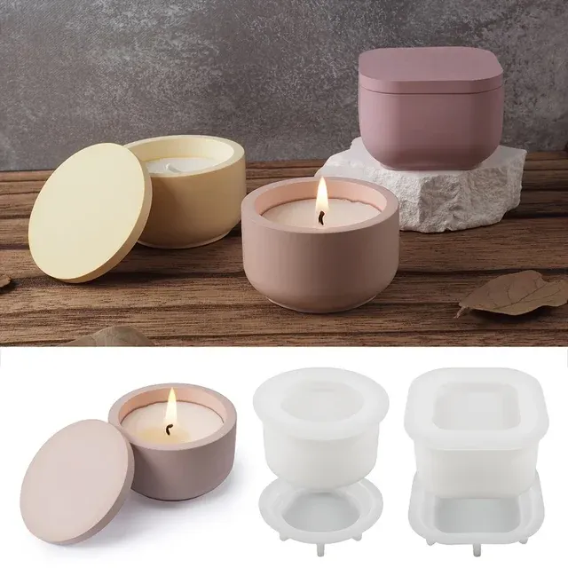 Silicone Mold for Candle Jars 2