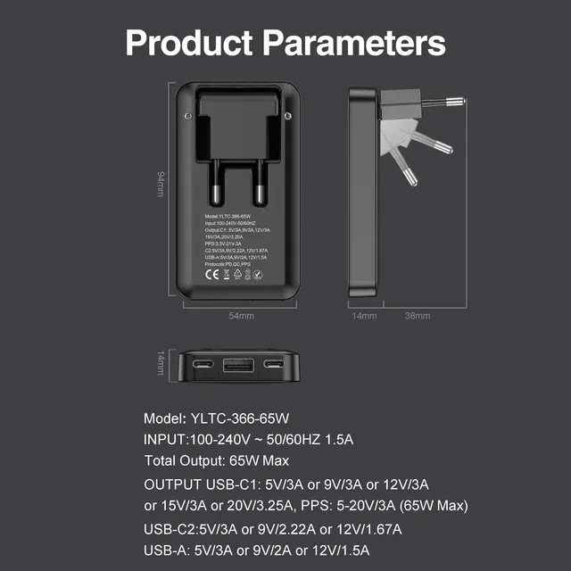 65W USB Charger 2
