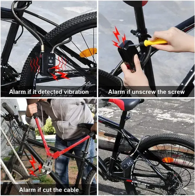 Bike Lock with Alarm 3
