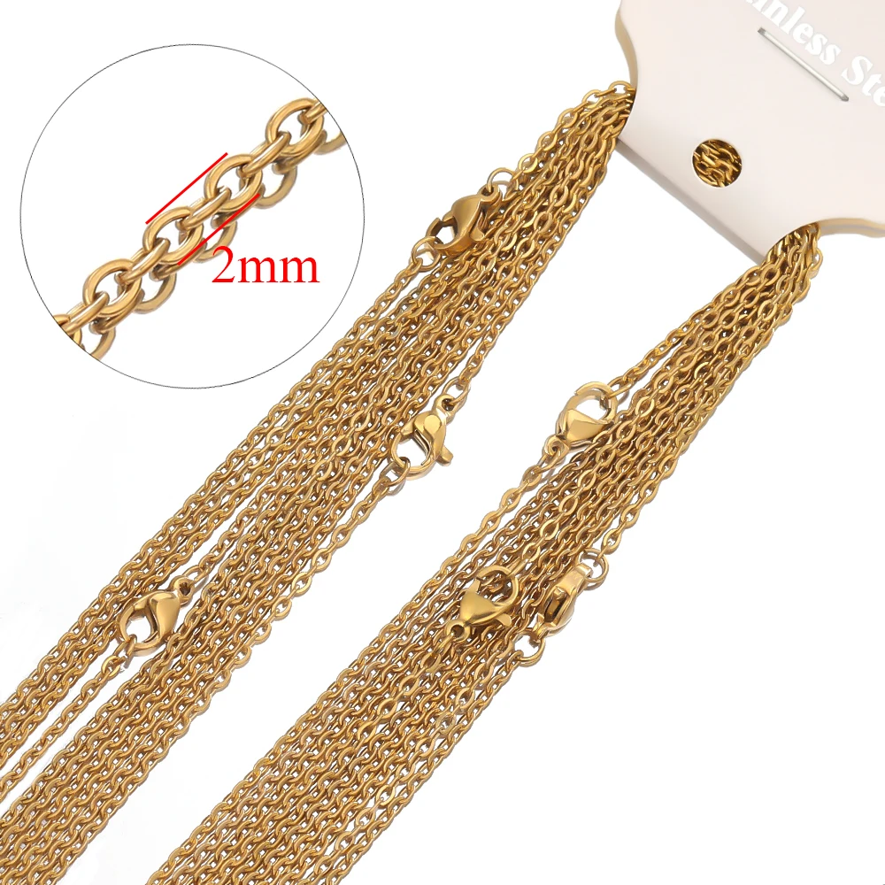 Stainless Steel Cuban Cross Necklace 50 cm 3