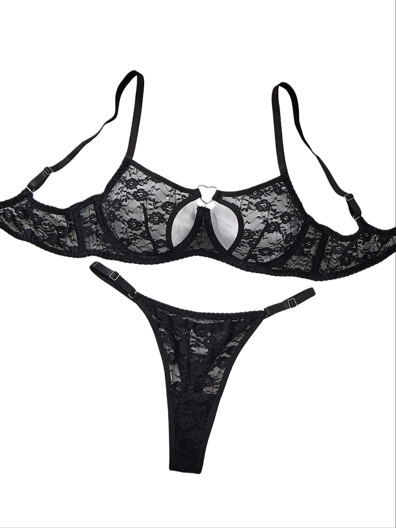 Damen-BH-und-Slip-Set