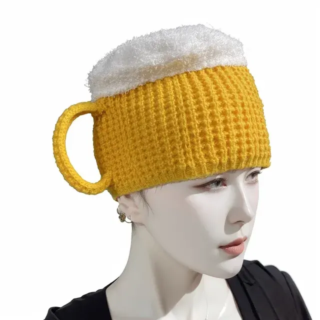 Beer Mug Knit Hat 3