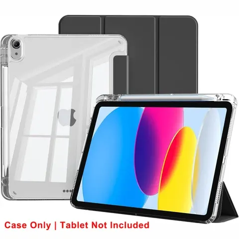 Clear Crystal Tablet Case with Pen Slot