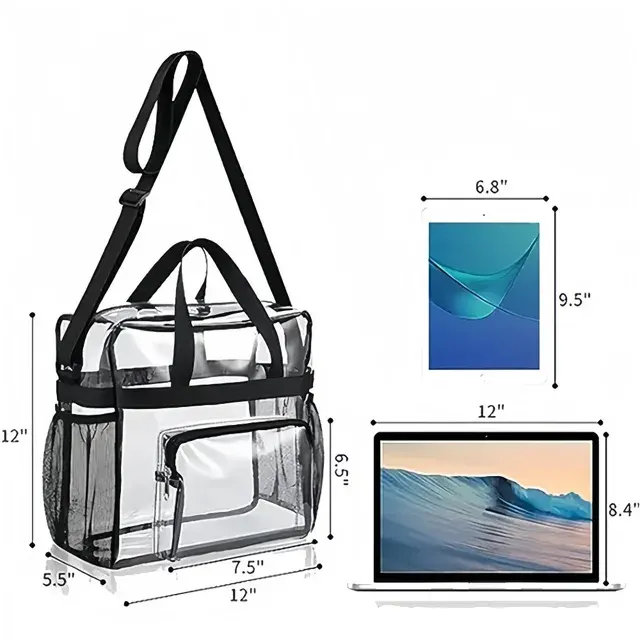Transparente Stadiontasche 4
