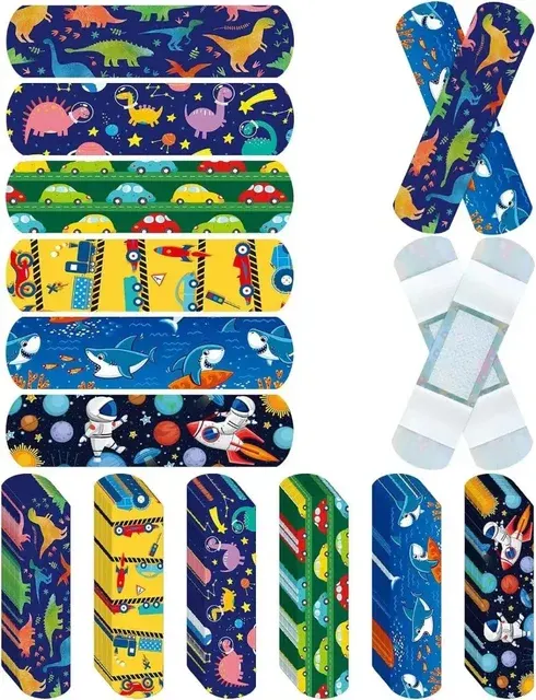 Cartoon Kids Adhesive Bandages, 40–60 Pack 2