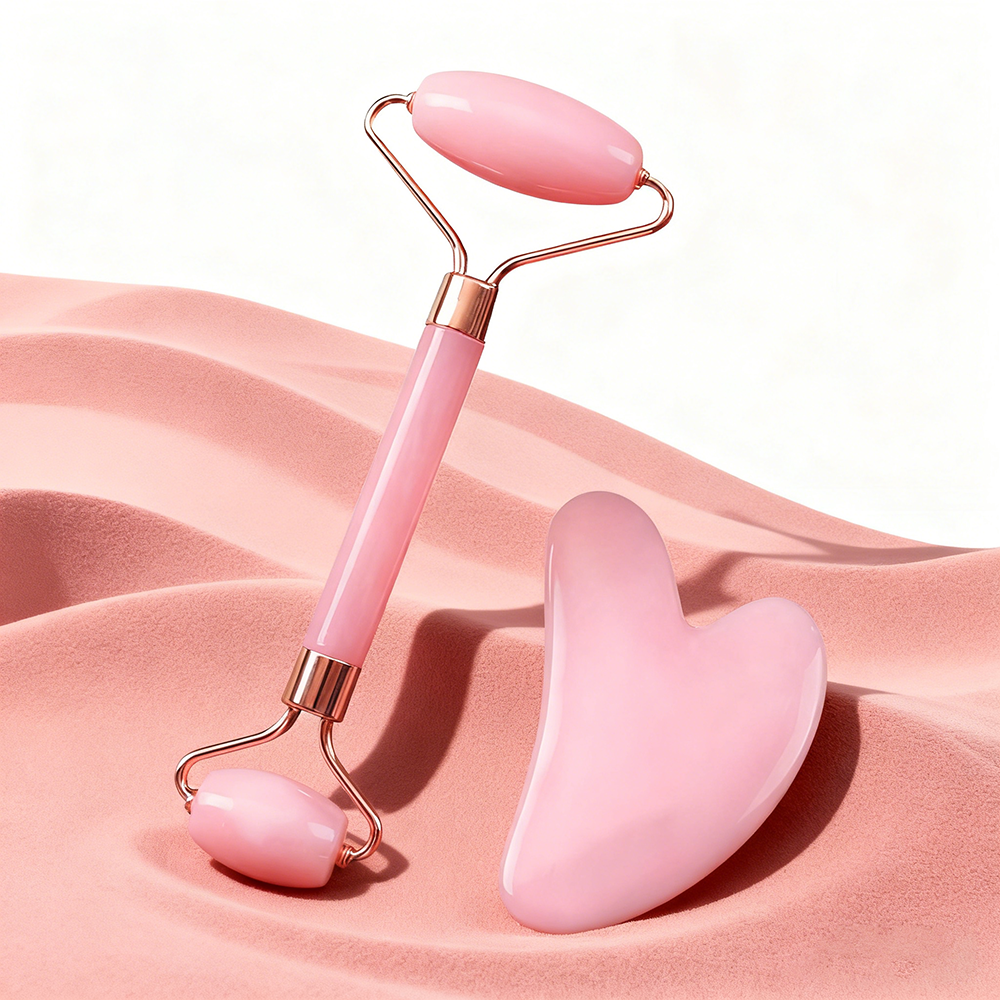 Resin Guasha Tool Jade Face Roller For Skin