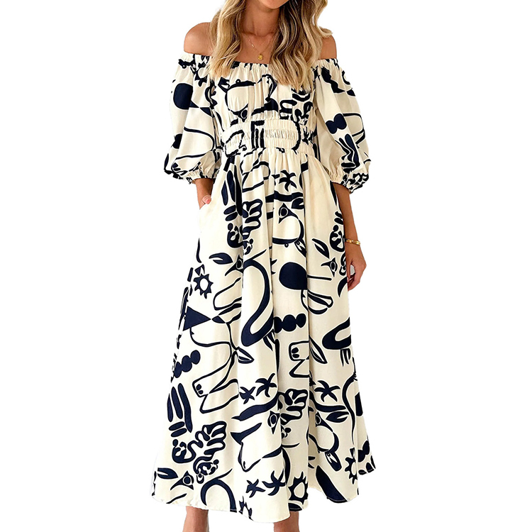 Floral Beach Maxi Dress for Women 2
