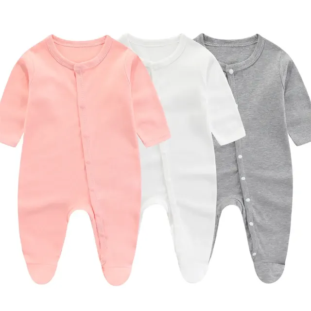 Warm Flannel Romper for Newborns 3