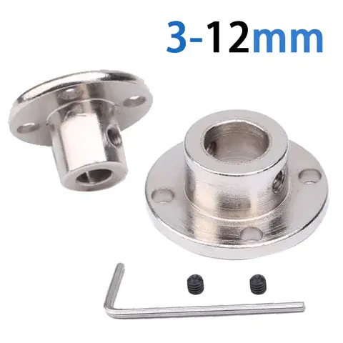Rigid Motor Shaft Coupler, 3 to 12 mm