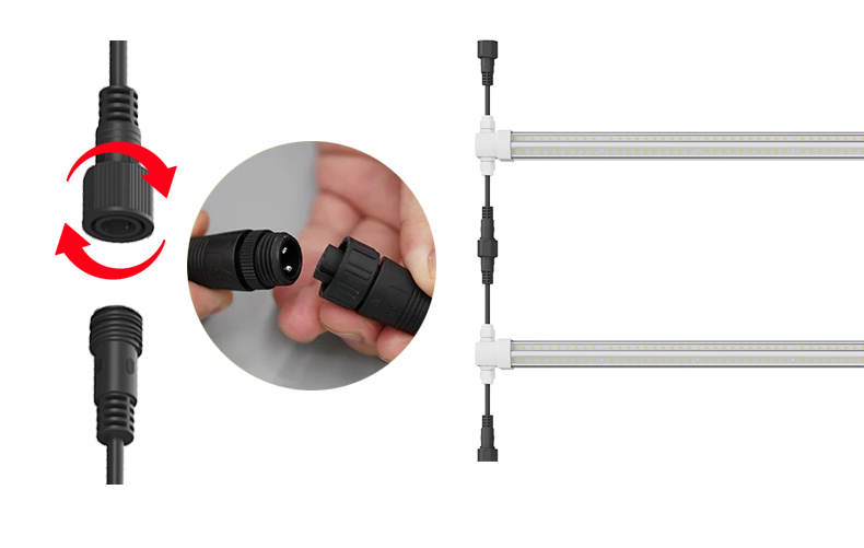 Plug-In LED Grow Tube Greenhouse Full Spectrum 3