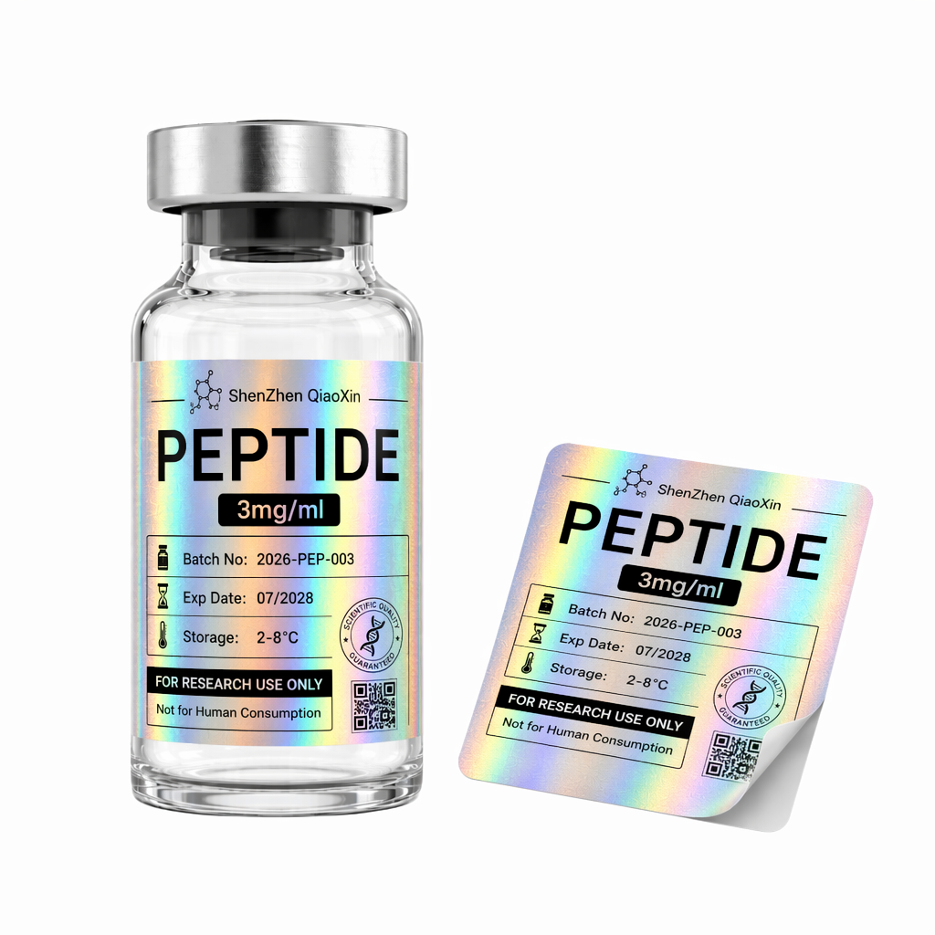 Waterproof Holographic Stickers Labels For 3 5*7 10ml 2