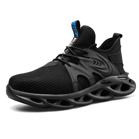 Labor Insurance Shoes Men'S Summer Breathable Lightweight Mesh