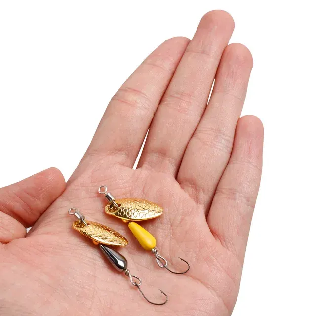 2-Piece Metal Spinner Lures with Sequins 2