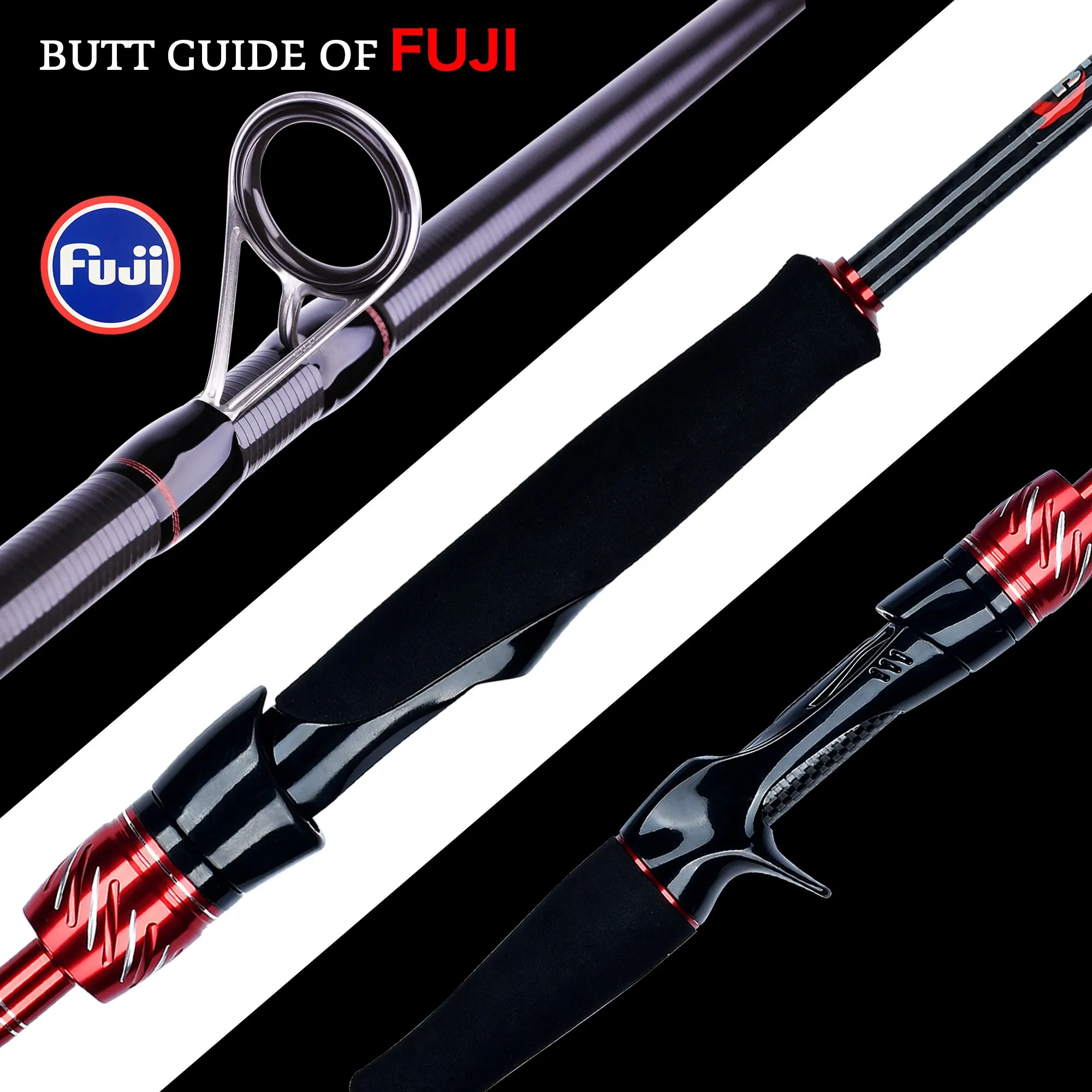 Carbon Spinning Fishing Rod, 1.8 to 3.0 m 3