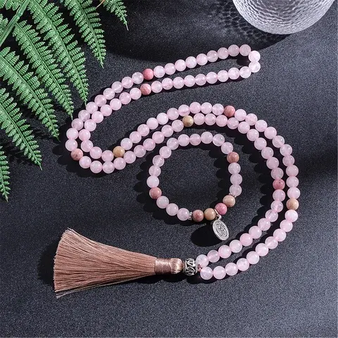 Gemstone Mala Necklace