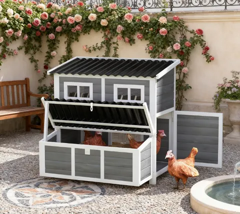 Wooden Chicken Coop