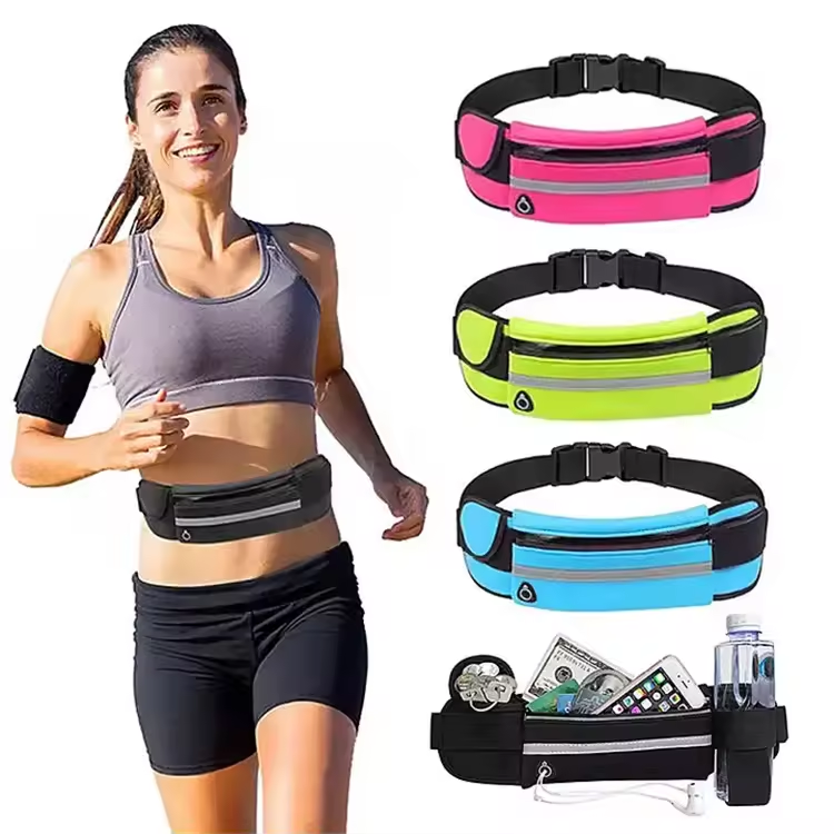 Outdoor Elastic Running Belt Lightweight Hiking Sports Waterproof