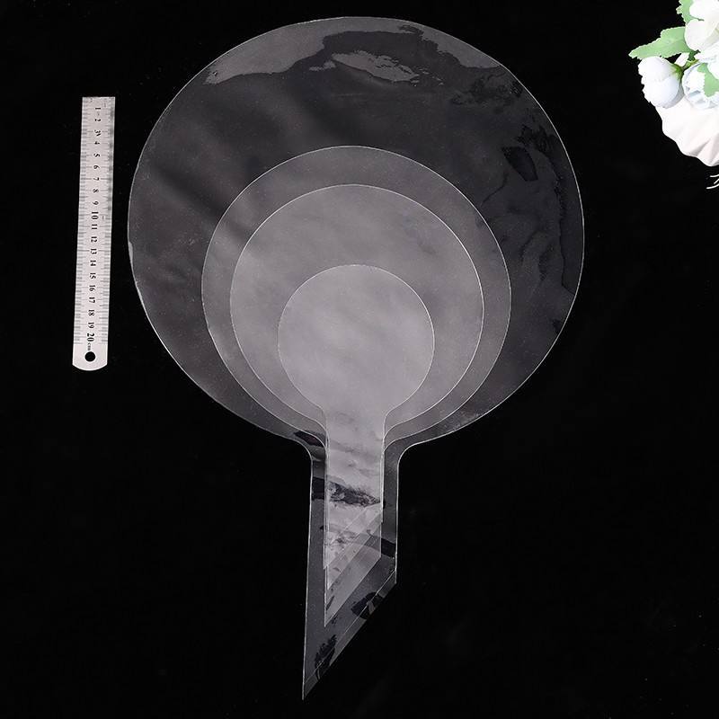 Transparent Rose Bobo Balloon Multiple Sizes 4