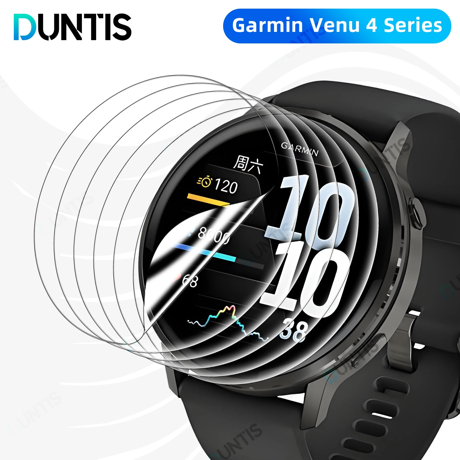 Hydrogel-Displayfolie für Smartwatch, 45 mm