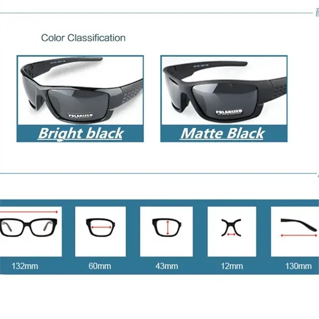 Polarized Framed Sports Sunglasses UV400 3