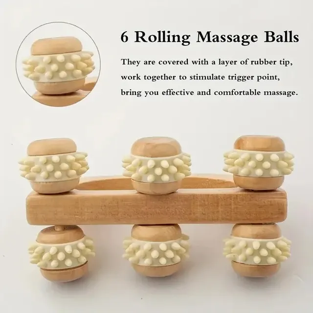 Wooden Massage Roller 2