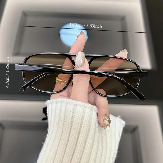 Square Vintage Mirror Sunglasses 3